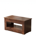 Solvi lift-top coffee table - white background