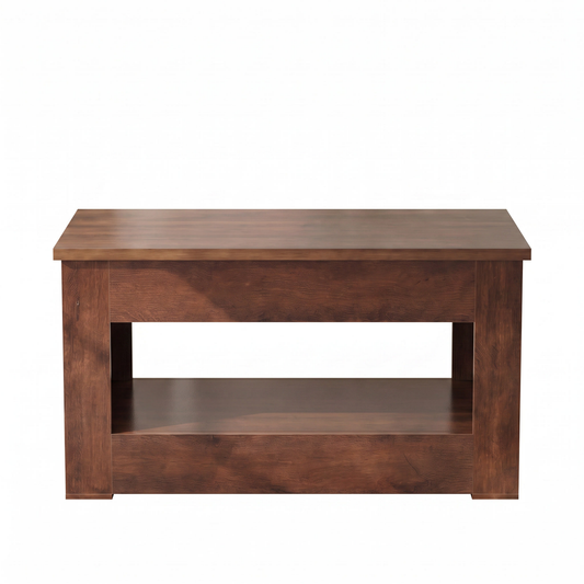 Solvi lift-top coffee table - front view