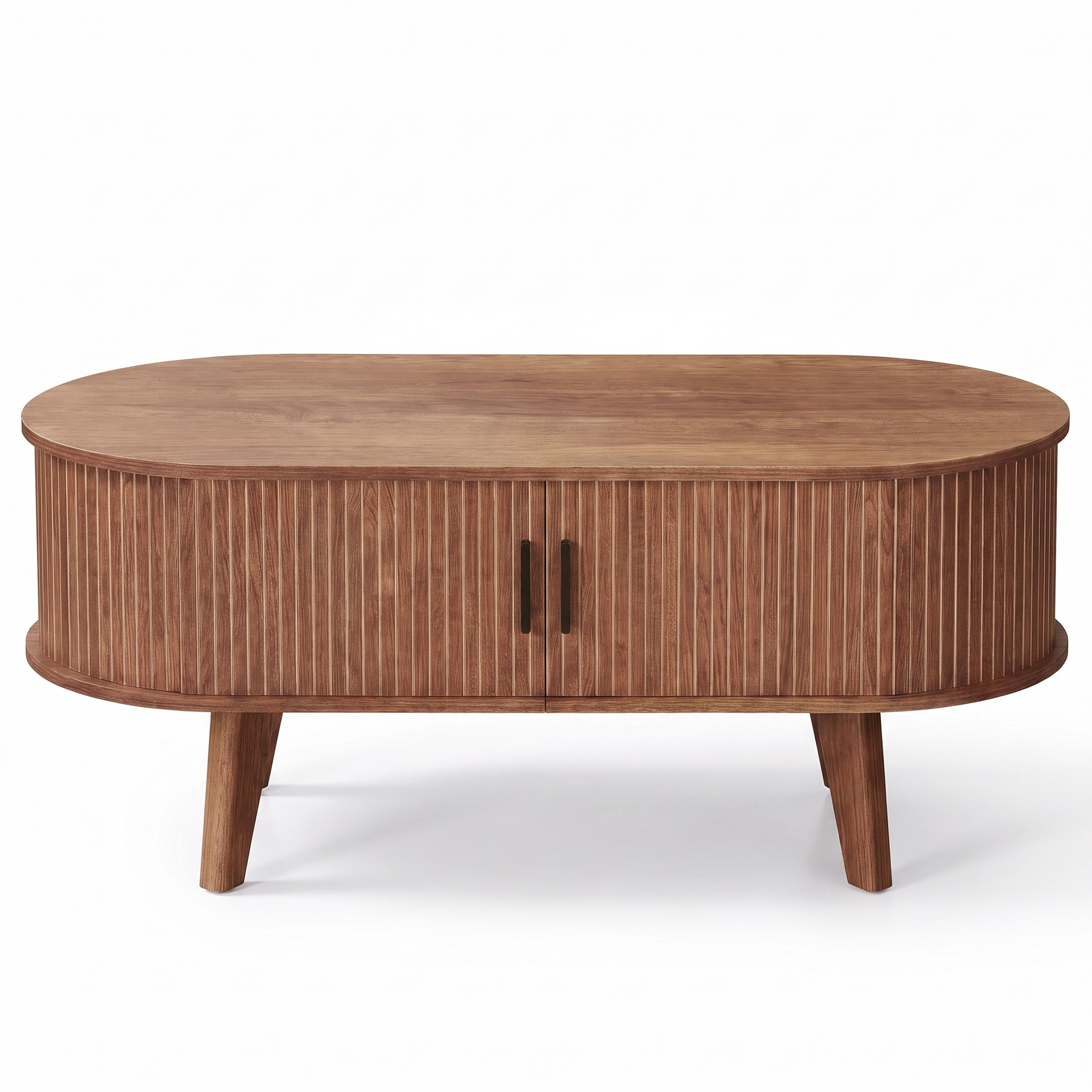 Elva oval coffee table - front view