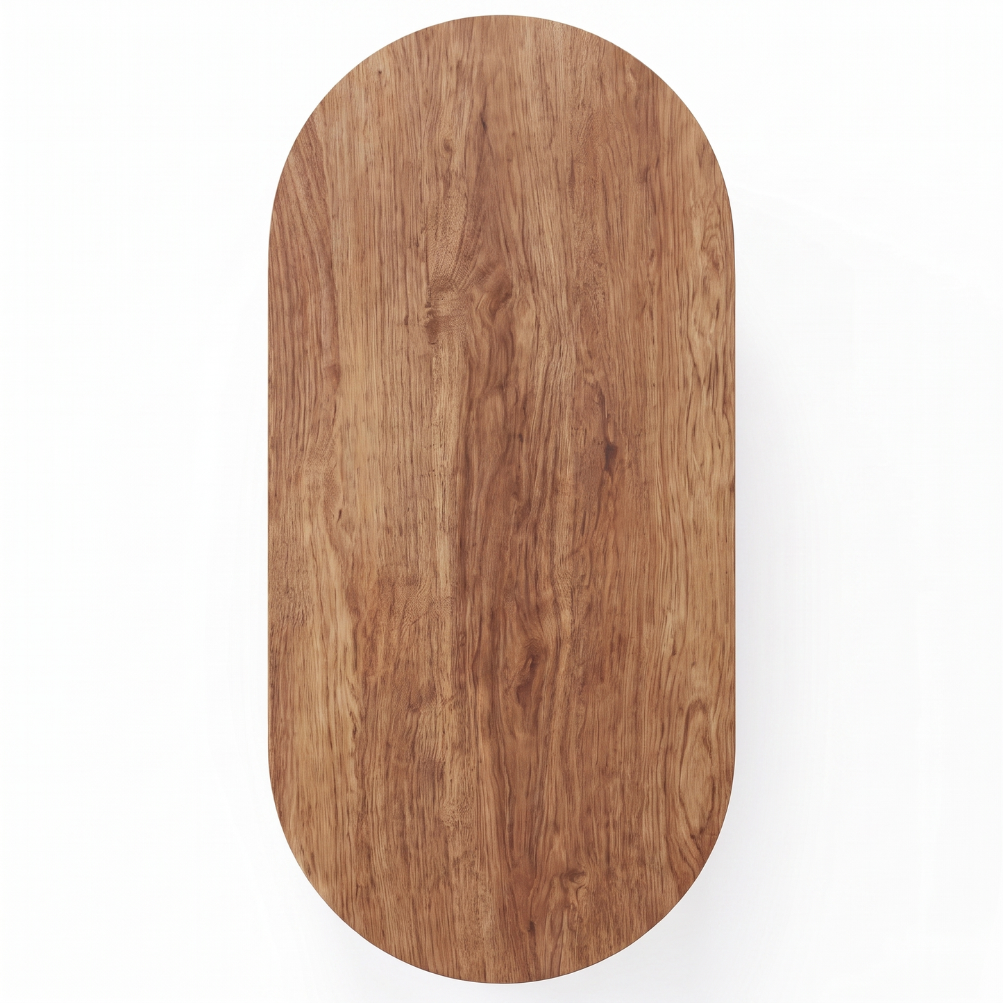 Elva oval coffee table - overhead view