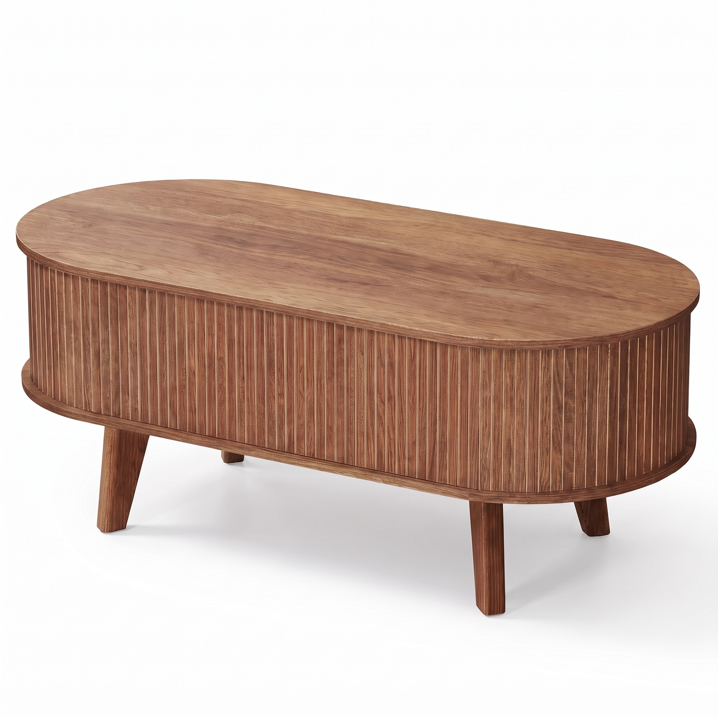 Elva oval coffee table - rear view