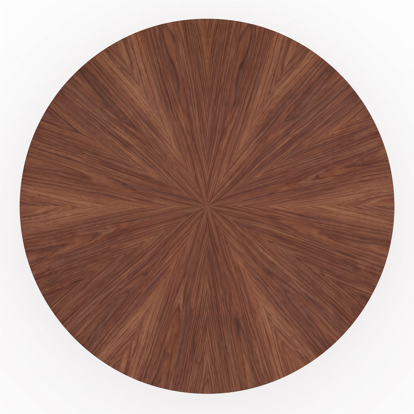 Odda round coffee table - overhead view