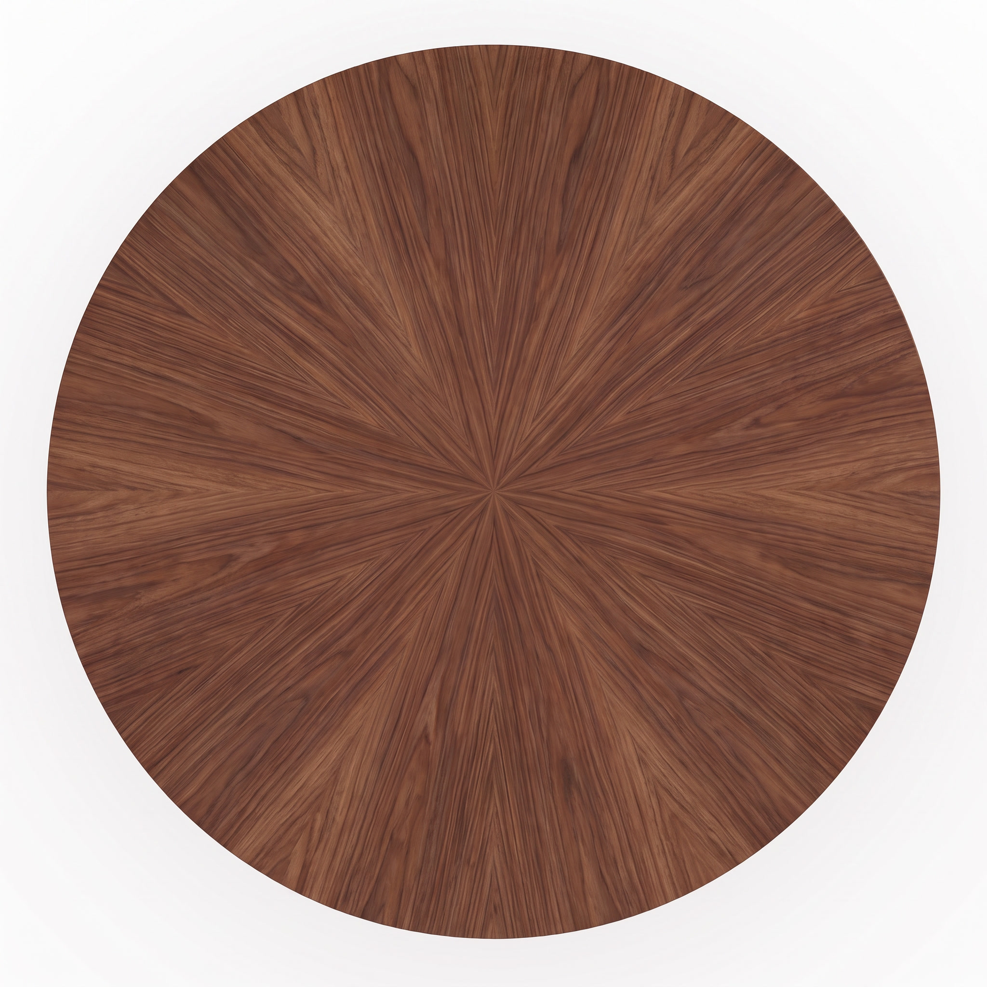 Odda round coffee table - overhead view