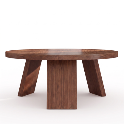 Odda round coffee table - front view