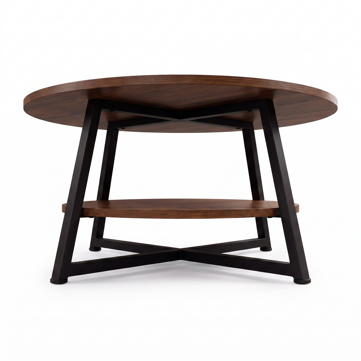 Runa two-tier coffee table - low angle view