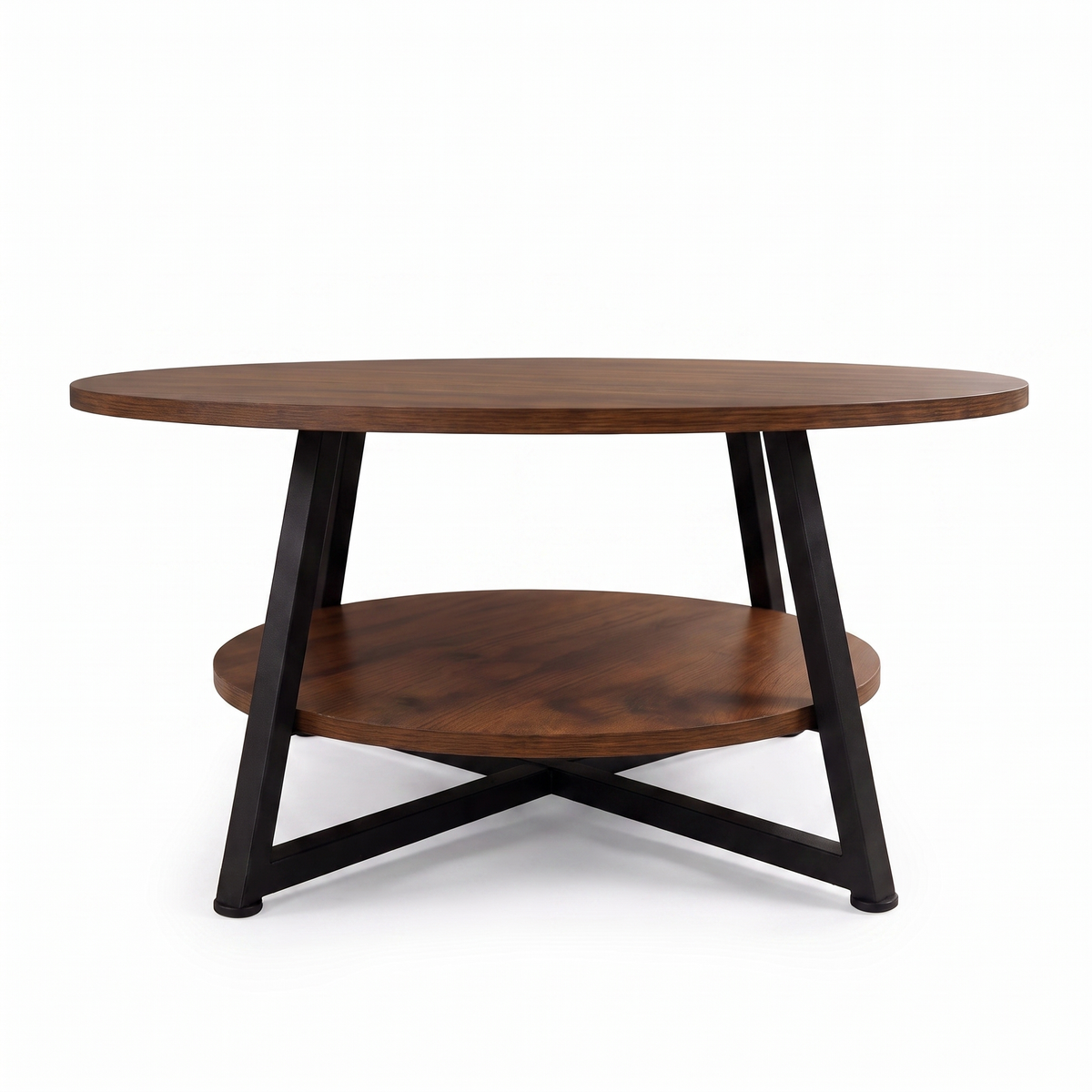 Runa two-tier coffee table - front view