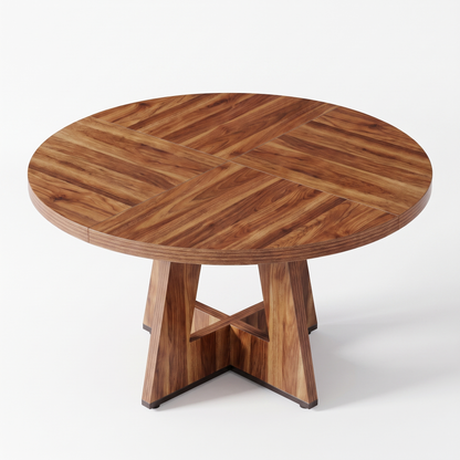 Dala round dining table - rear view
