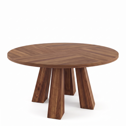 Wren round dining table - white background