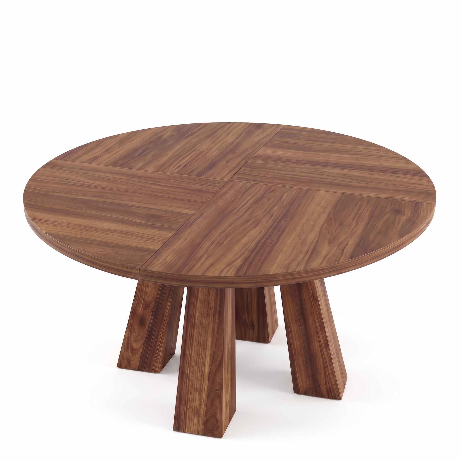 Wren round dining table - rear view