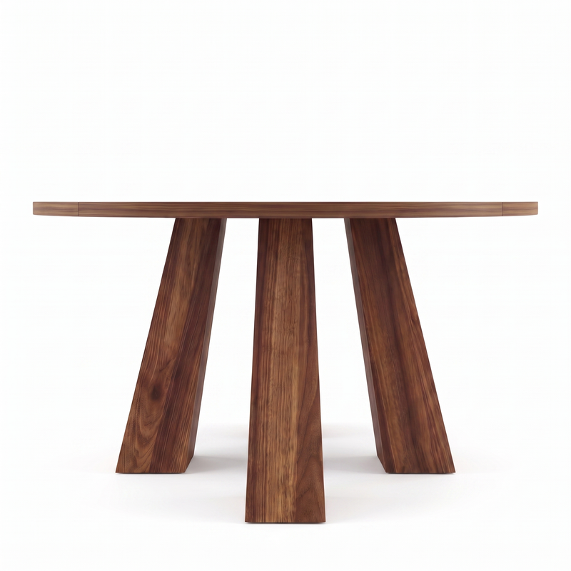 Wren round dining table - front view
