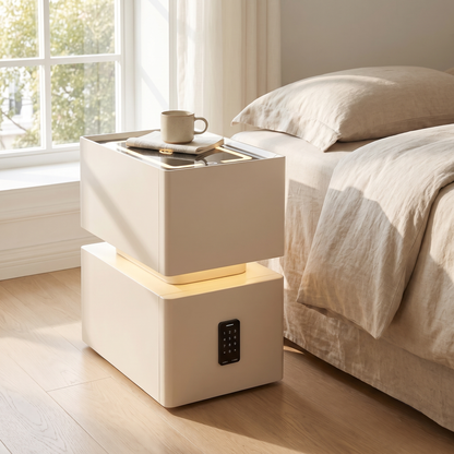 Nyra slim nightstand - lifestyle bedroom
