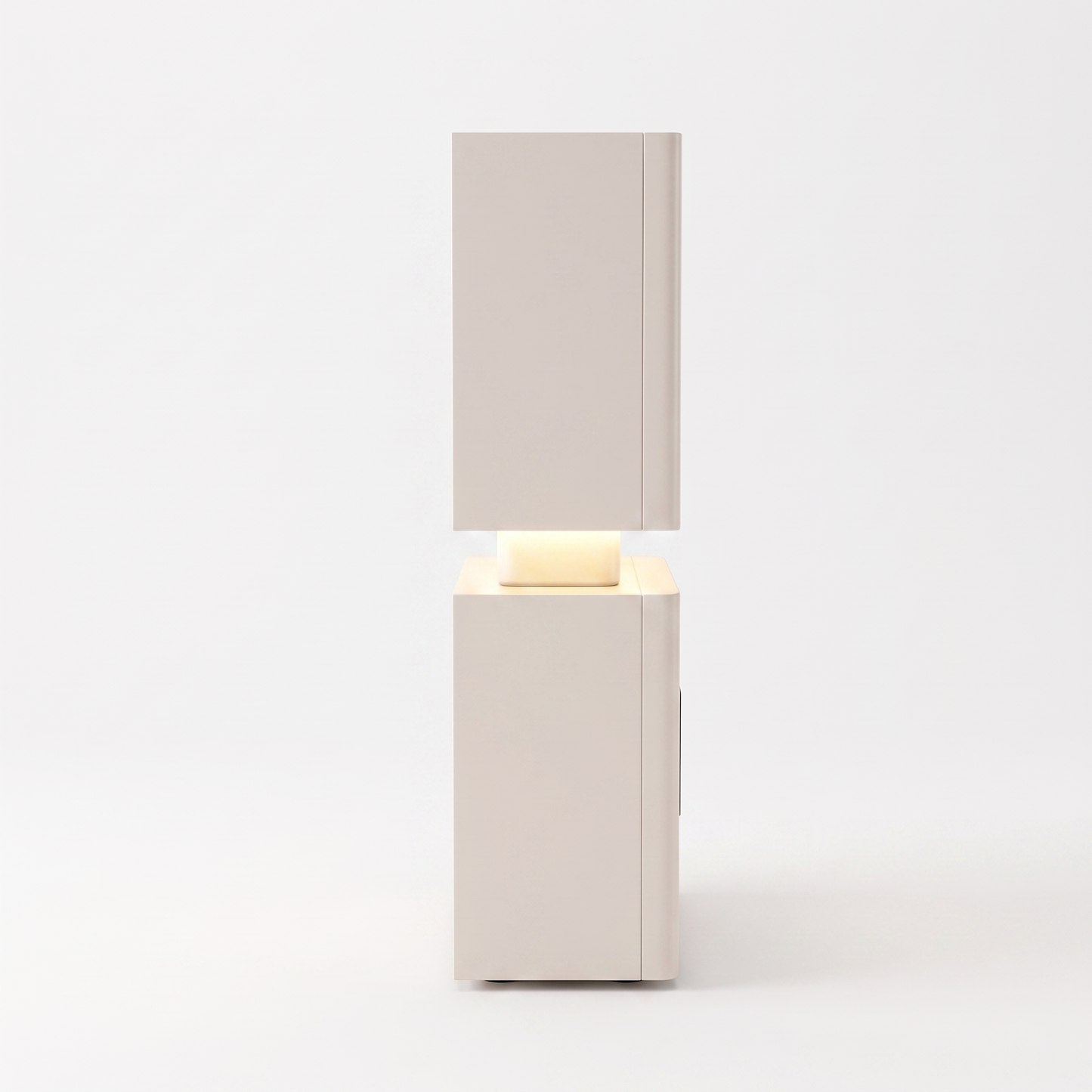 Nyra slim nightstand - side profile