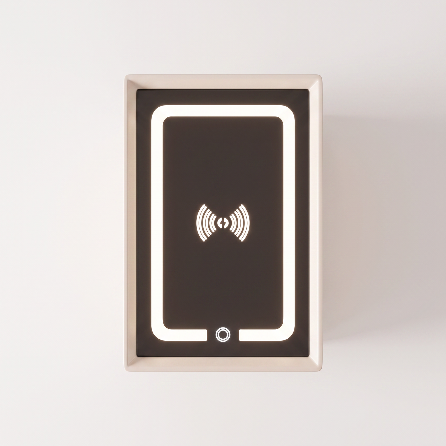 Nyra slim nightstand - overhead view