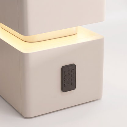 Nyra slim nightstand - keypad detail