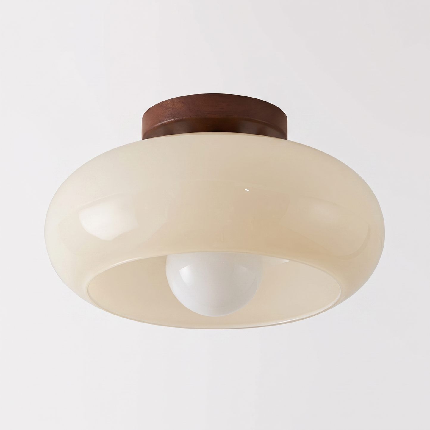 Lyra ceiling light - three quarter view from below