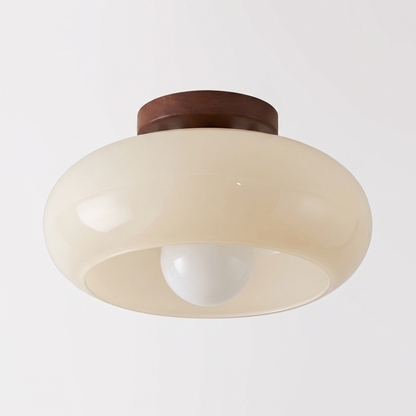 Lyra ceiling light - three quarter view from below