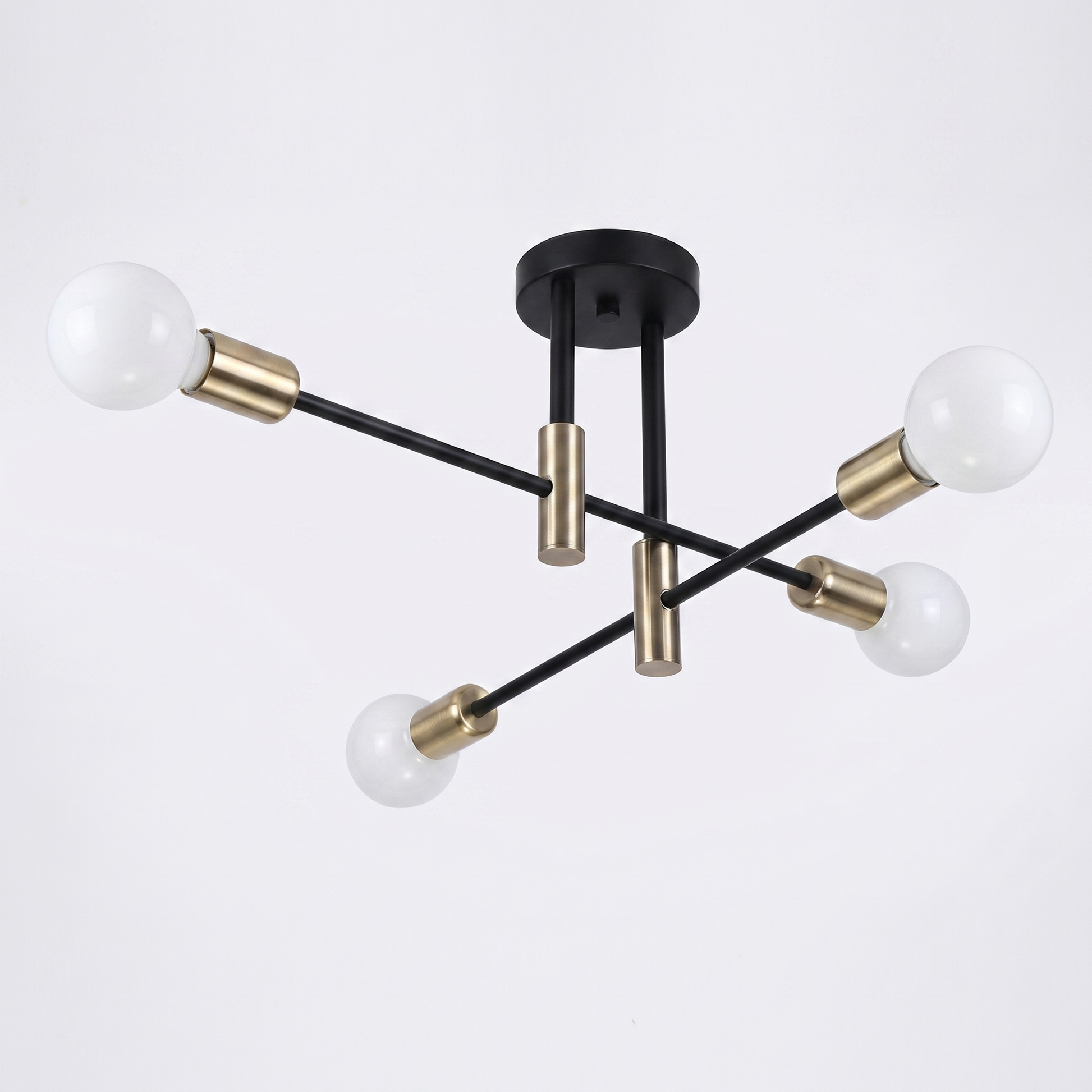 Ferro sputnik ceiling light - three quarter view from below