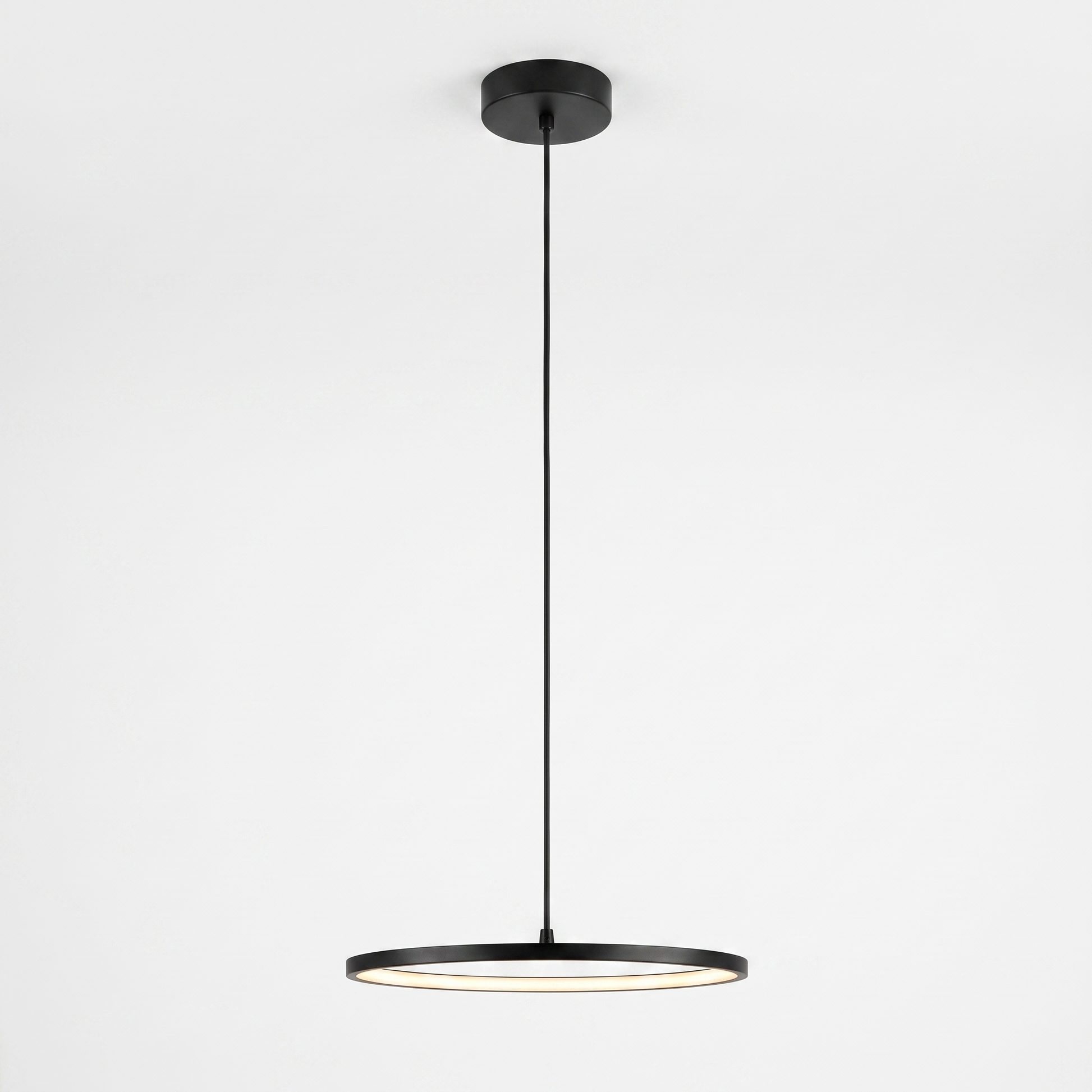 Nimbus LED ring pendant - edge on side profile