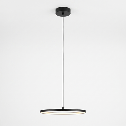 Nimbus LED ring pendant - edge on side profile