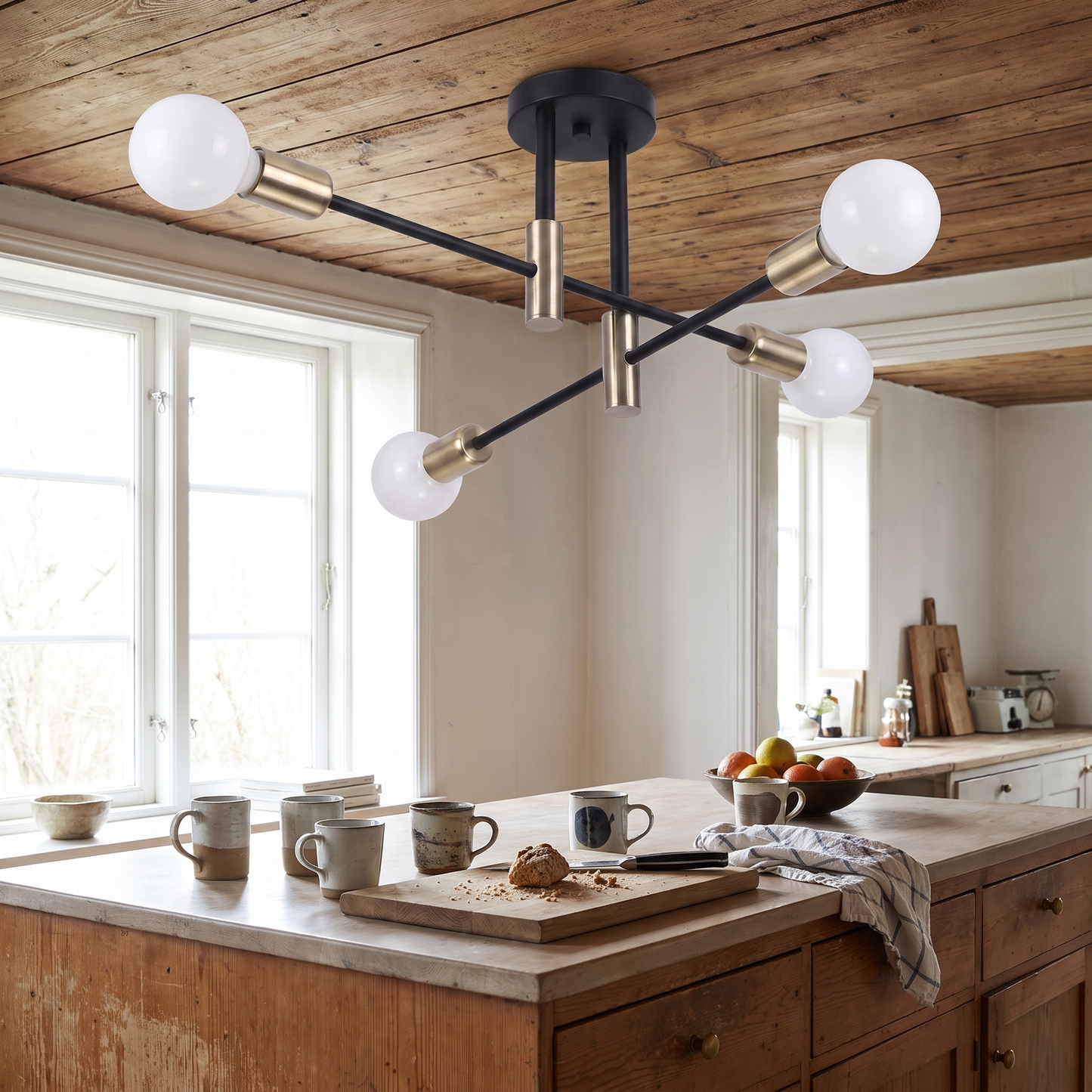 Ferro sputnik ceiling light - lifestyle kitchen