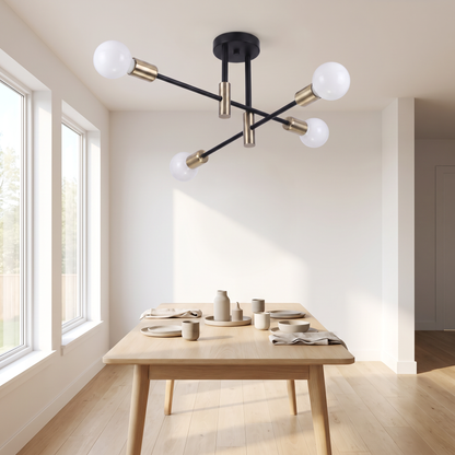 Ferro sputnik ceiling light - lifestyle dining room