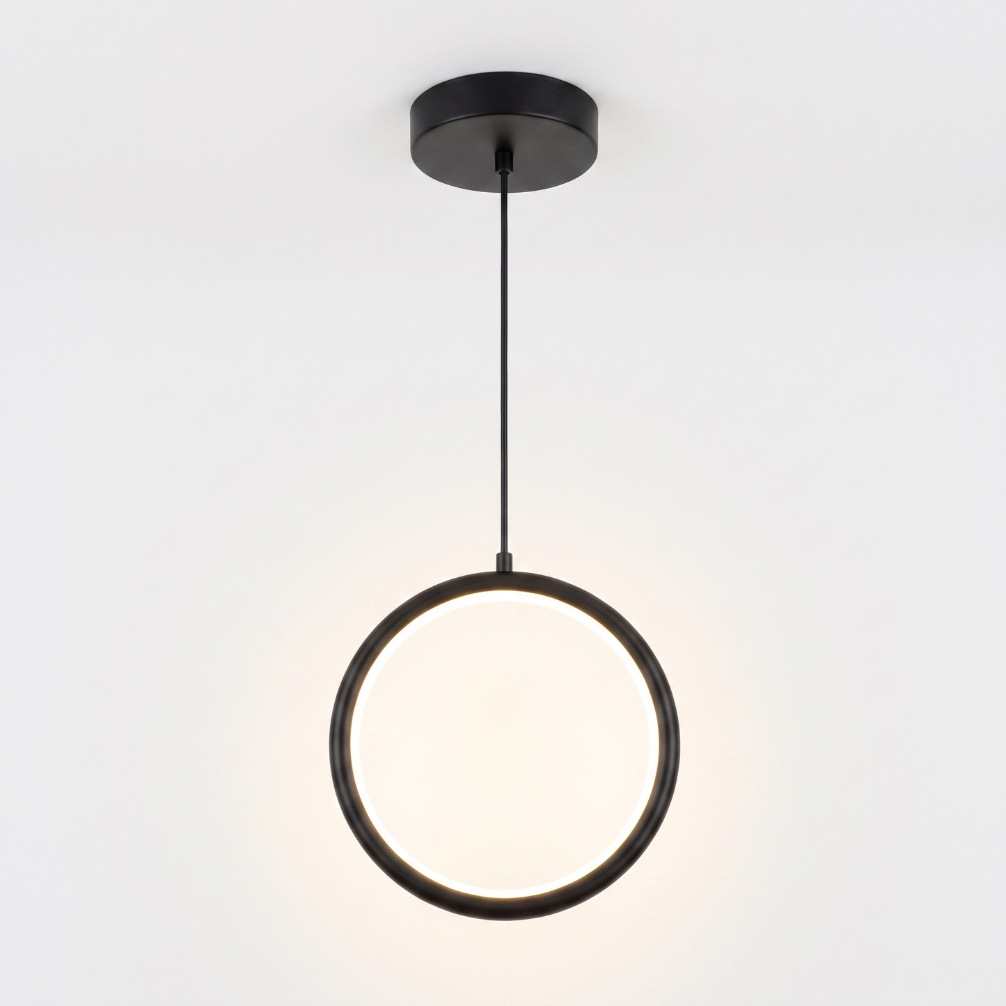 Nimbus LED ring pendant - front view