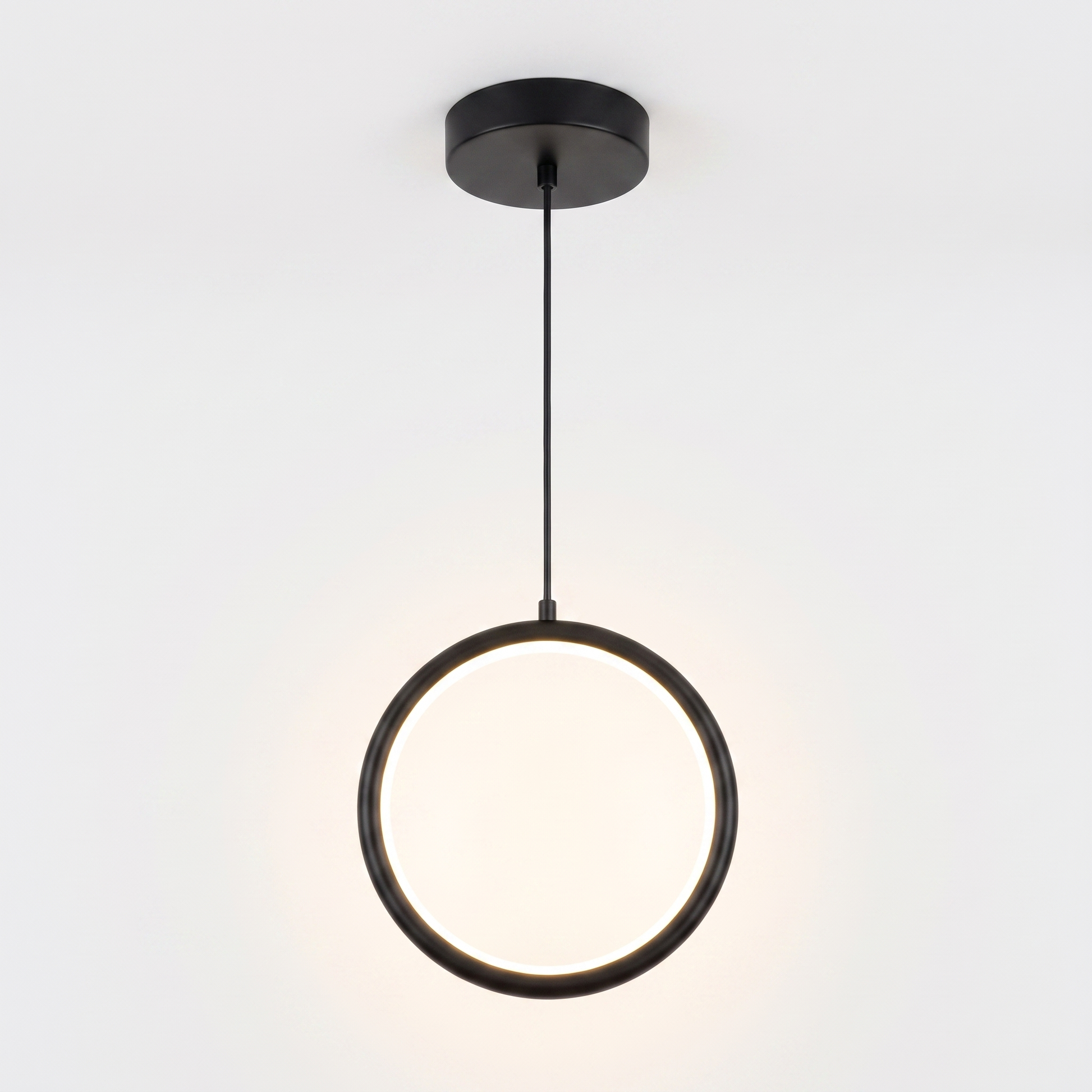 Nimbus LED ring pendant - front view