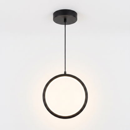 Nimbus LED ring pendant - front view