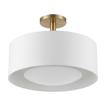 Aurevia low-profile ceiling fixture - underside view