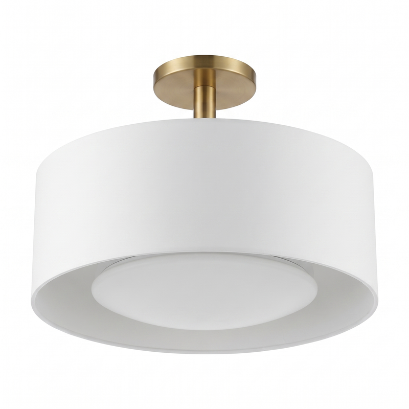 Aurevia low-profile ceiling fixture - underside view