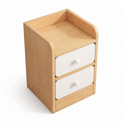 Alvorum Lund narrow bedside cabinet overhead view