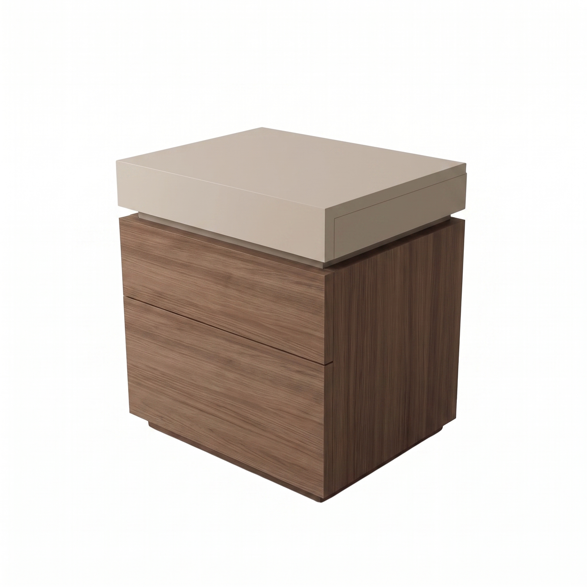 Alvorum Vault hidden compartment bedside cabinet overhead view