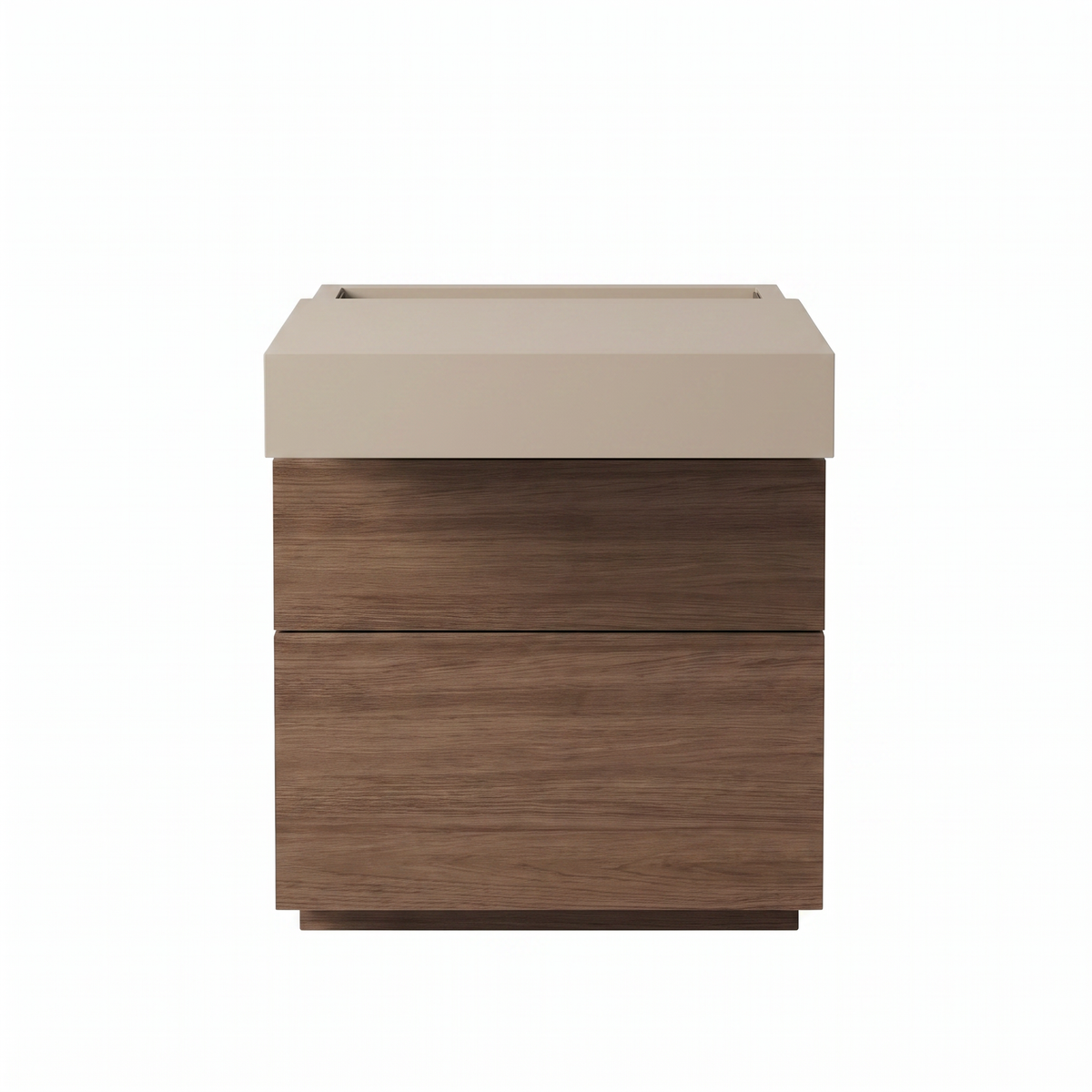 Alvorum Vault hidden compartment bedside cabinet side profile view