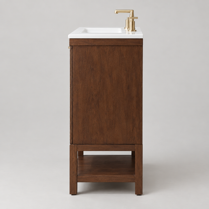 Fjora bathroom vanity - side profile