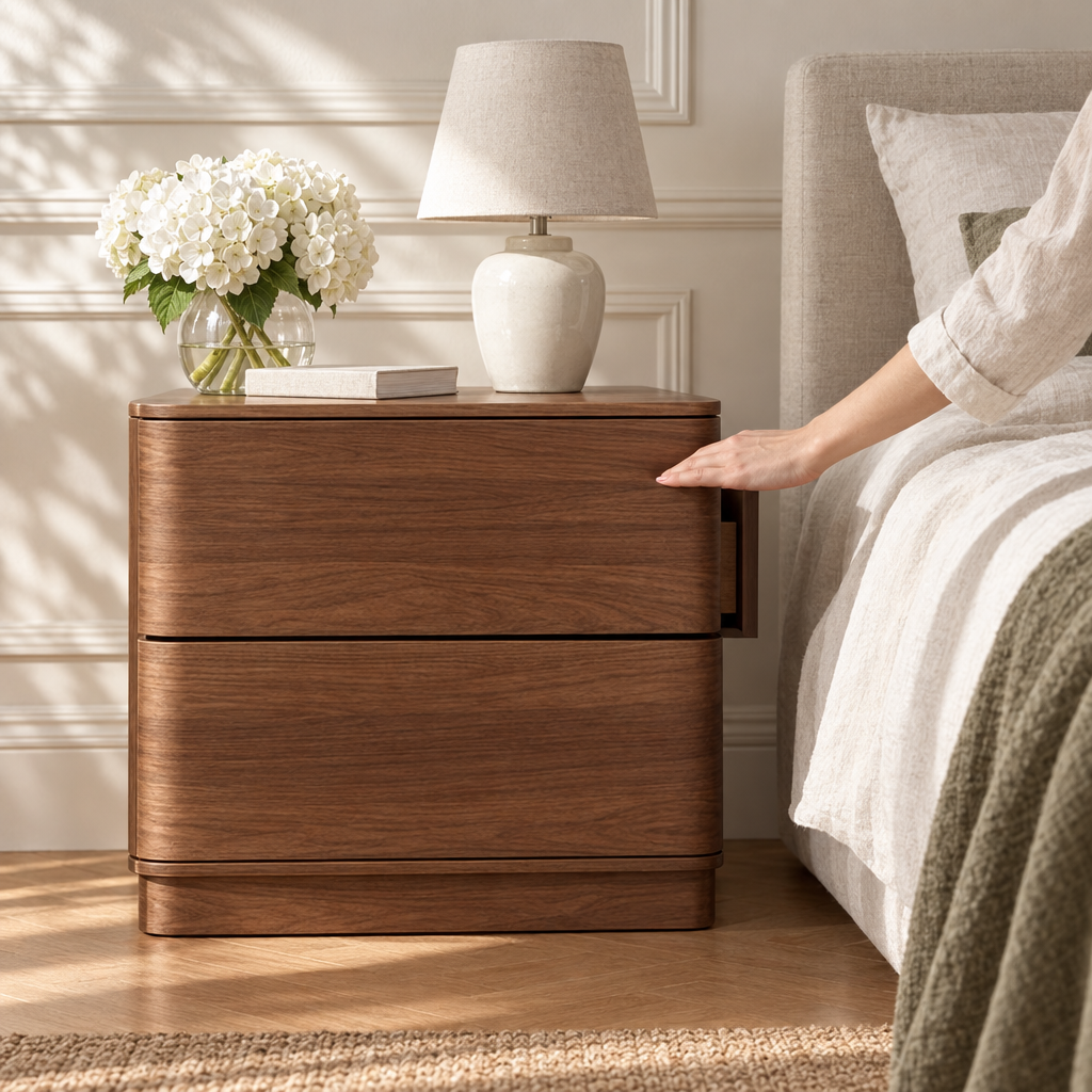 Tova nightstands set of 2 - lifestyle in use
