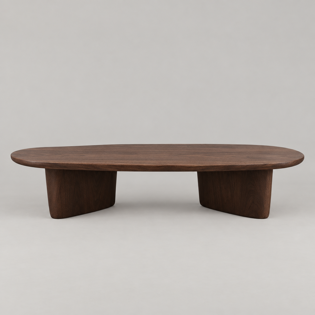 Isla low coffee table - front view