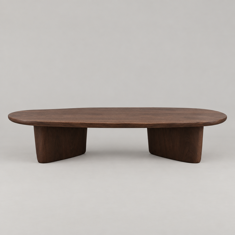 Isla low coffee table - front view