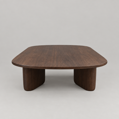 Isla low coffee table - end view