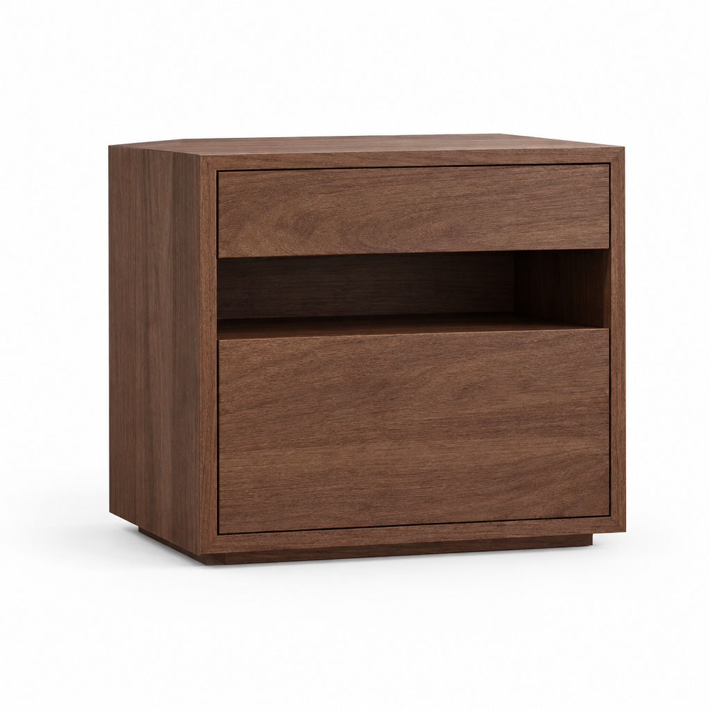 Stig cube nightstand - white background
