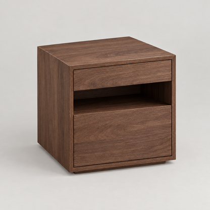 Stig cube nightstand - overhead view