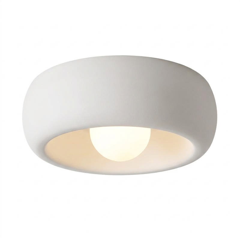 Ova ceiling lamp - white background