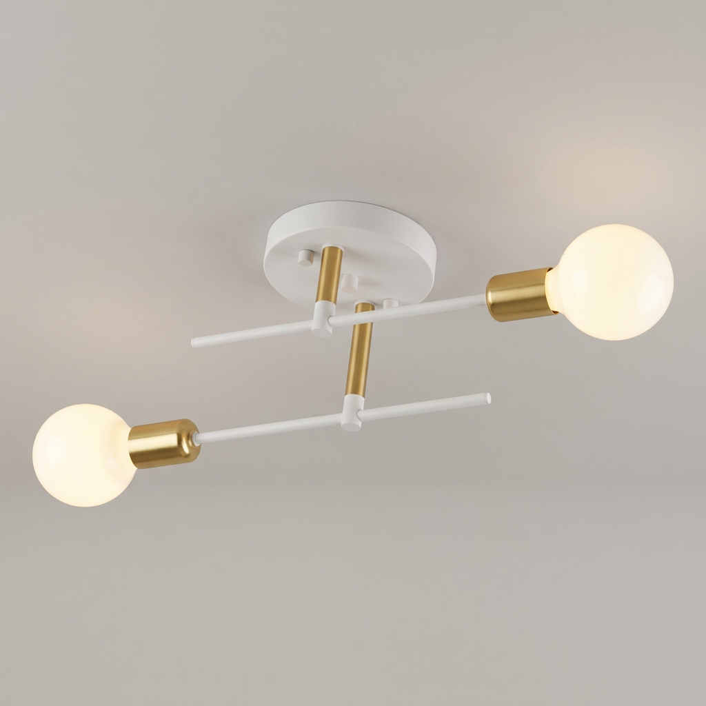 Duo ceiling lamp - overhead view