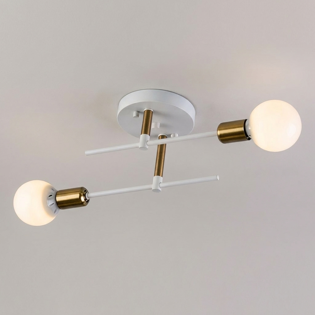 Duo ceiling lamp - side profile