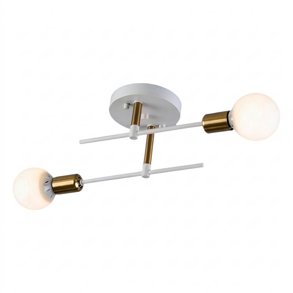 Duo ceiling lamp - white background