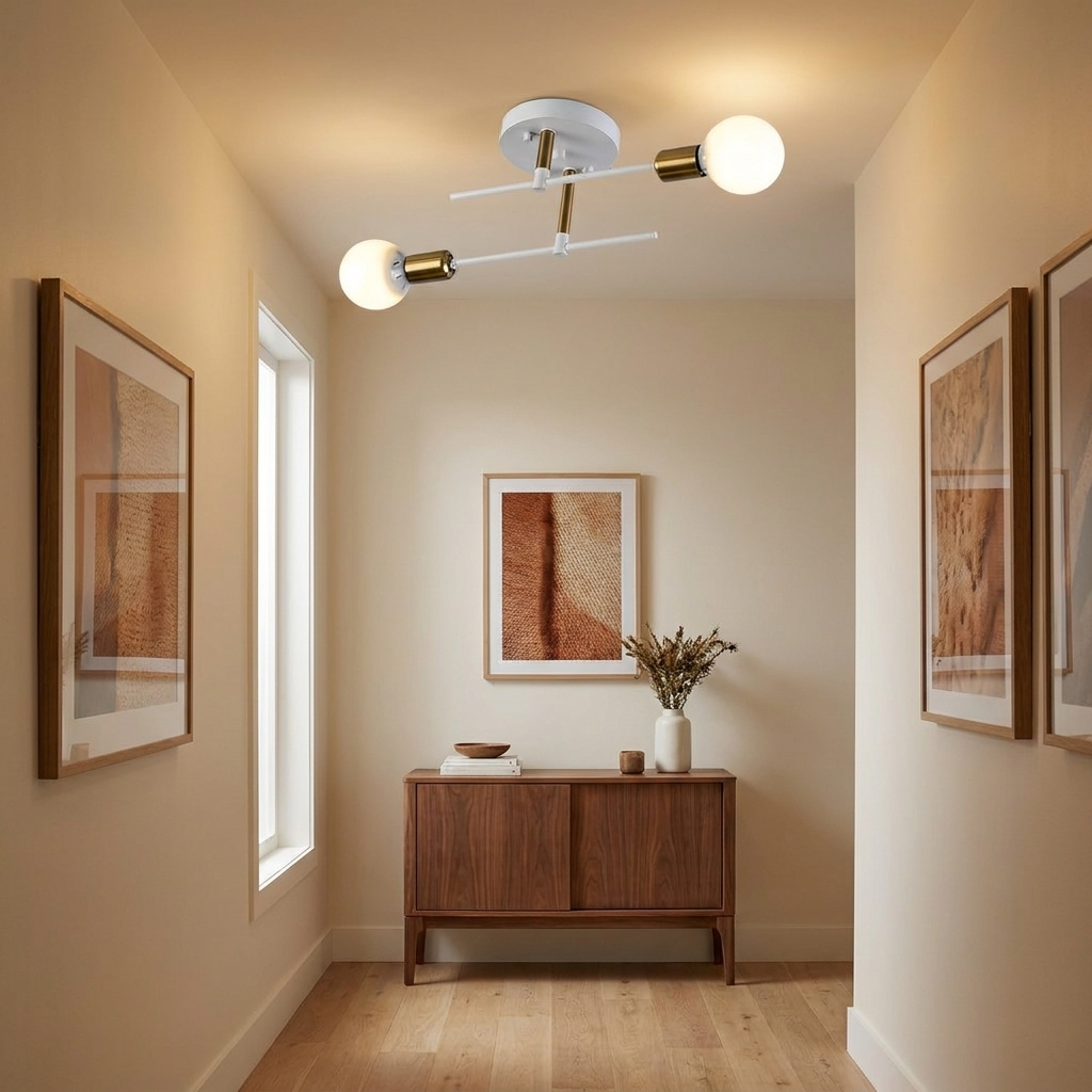 Duo ceiling lamp - lifestyle evening