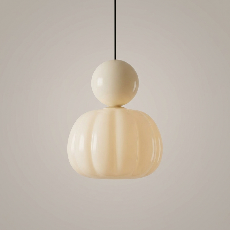 Gourd pendant light - front view