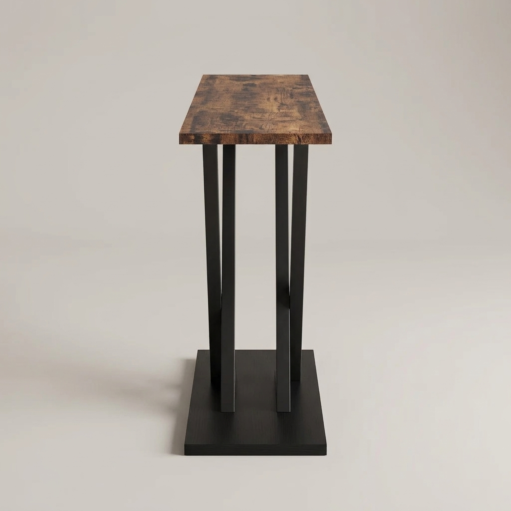 Vane console table - side profile