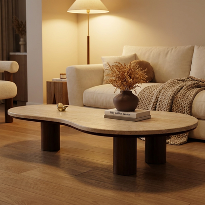 Kumo coffee table - lifestyle evening