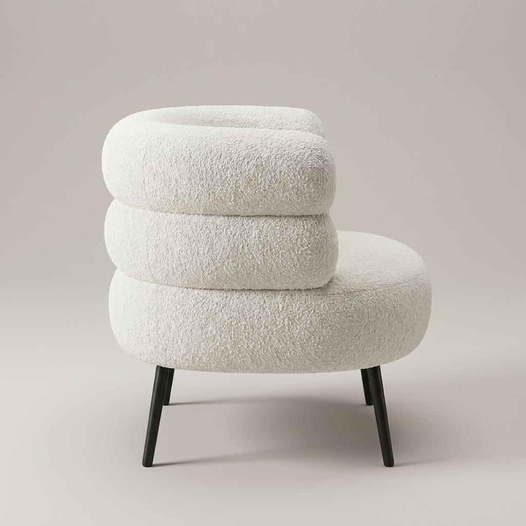 Cumulus accent chair - side profile