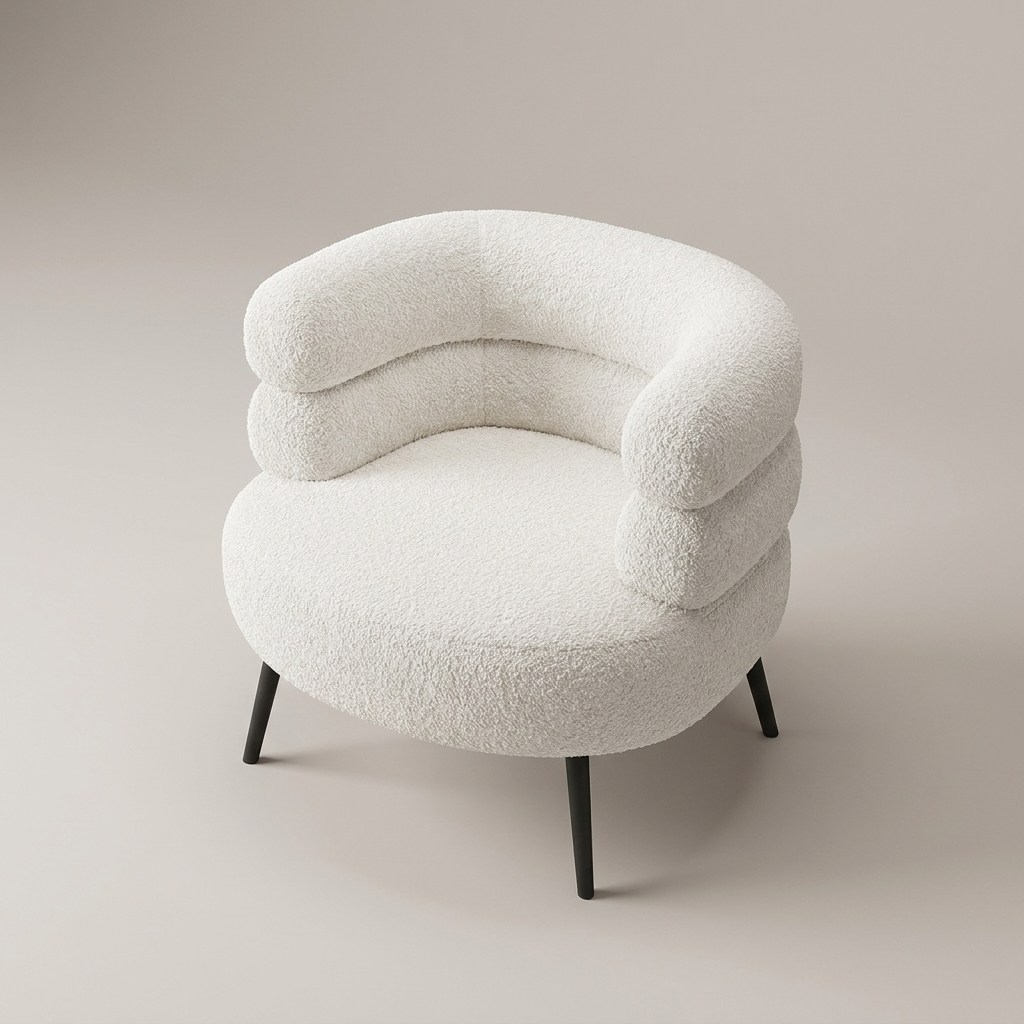 Cumulus accent chair - overhead view